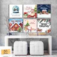 69 - 20x20 Merry Christmas Wooden Poster Wall Decoration Walldecor Christian Home