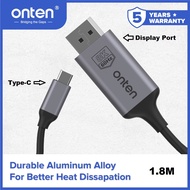 Onten Type-C to DP Cable Display Port Support 8K Length 1.8M OTN-UC938