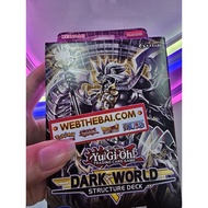 Genuine Yugioh TCG Dark World Structure Deck Card Box Genuine Konami - Imported Europe