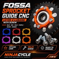 FOSSA Sprocket chain guide 05 screw salaya style m825 gold silver