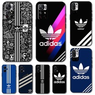 【D01】Adidas for Redmi Note 7 8 9 10 4G Pro Max 8T 9S 9T TPU Soft Black Silicone Case