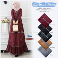 Karimah Dress - Gamis Denim Diana Busui Ld105+ / R.21 - 222-5978 .