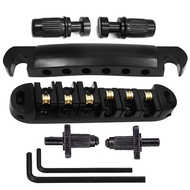 Abr-1 สไตล์ Tune-o-matic Bridge TailpieceRoller Saddle Bridgeสําหรับ LP SG Les Paul กีตาร์เกียร์เปลี