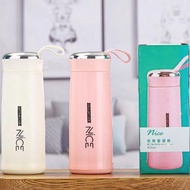 OW Nice Cup Glass Bottle Tumbler Creative Leakproof Water Cup 400ml Stainless aqua flask