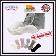 Kids Baby Girls Cotton Leggings Socks Children Baby girl Elastic Waist Tights Pant with Beautiful Bo