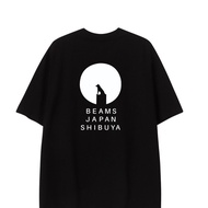 BEAMS Men's and Women's Dog Printed T-shirt Fashion Style