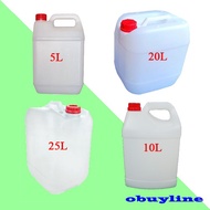 READY STOCK / HDPE Water Jerry Can Oil Can Container 5L / 10L / 20L / 25L Oil Jerry Can Bekas Air Be