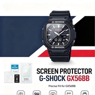 Screen Protector Film For  G-SHOCK KING GX56BB & GXW56BB1 Watch Full Coverage  HD Clear Anti-Bubbl