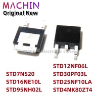 5pcs STD7NS20 STD16NE10L STD95NH02L STD12NF06L STD30PF03L STD25NF10LA STD4NK80ZT4 TO252 Field Effect