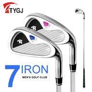 [Ready Stock Golf Club] New Golf Club Men Women No. 7 Iron Practice Club Beginner Golf No. 7 Steel R