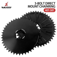 WUZEI Narrow Wide Bicycle Chainring for  3 Bolt Crank Direct Mount Gravel Bike Chainring 40/42/44/46