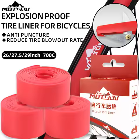 MOTSUV Mountain Road Bike TPU Puncture Pad 26/27.5/29 Inch 700C Inner Tube explosion-Proof Lining MT