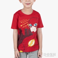 DOSH BOYS T-SHIRTS THE FLASH เสื้อยืดคอกลมเด็กชาย DFBT5019-RE (4-12)