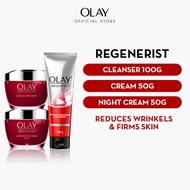 Olay Regenerist Regimen Bundle (Cleanser 100g & Day Cream 50g & Night Cream 50g)
