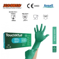 Ansell TouchNTuff 7g Disposable Powder Free Nitrile Glove Food Grade Chemical Medical TNT ANS-92-600