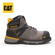Caterpillar Classic หนังแท้รองเท้าหัวเหล็ก CAT รองเท้าบู๊ตสูงเดิมรองเท้าปีนเขารองเท้าบู๊ตความปลอดภัย