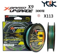 YGK X-BRAID UPGRADE X9 BRAIDED FISHING LINE X113 (300M)