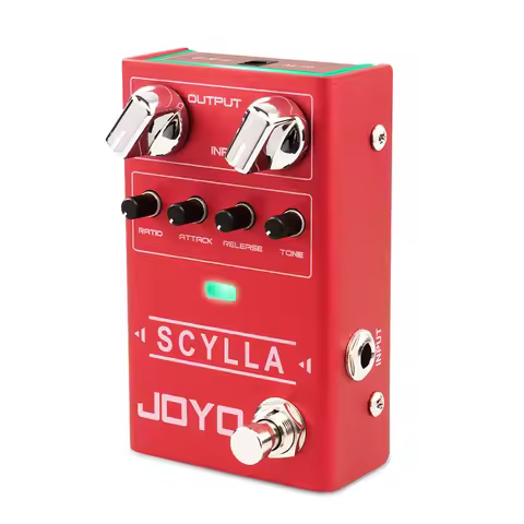 JOYO R-27 SCYLLA Bass Compressor Pedal High Dynamic Control Range Studio-grade Bass Guitar Pedal wit
