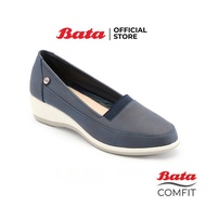 Bata บาจา รองเท้าผู้หญิงแพลตฟอร์มแบบหุ้มส้น รองเท้าส้นแบน รองเท้าคัทชู รองเท้าหุ้มส้น สำหรับผู้หญิง 