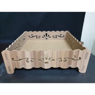 dulang pallet kerawang, dulang kayu, dulang hantaran khawin, It is solid, tough and stable.