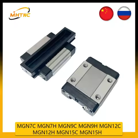 1/2/4PCS MGN7C MGN7H MGN9C MGN9H MGN12C MGN12H MGN15C MGN15H Carriage Blocks for MGNR7/9/12/15 Linea
