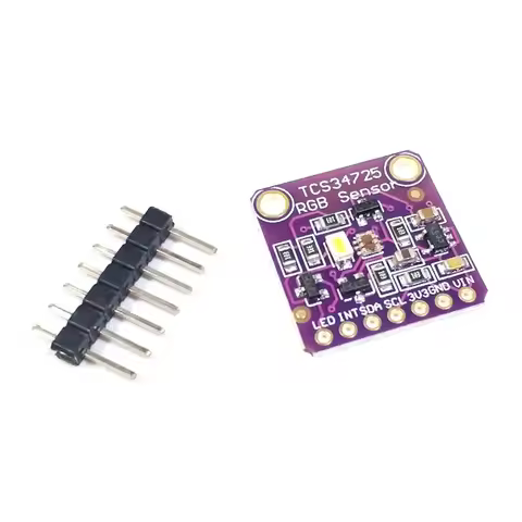 RGB Color Sensor TCS34725 with IR Filter and White LED for Arduino UNO R3