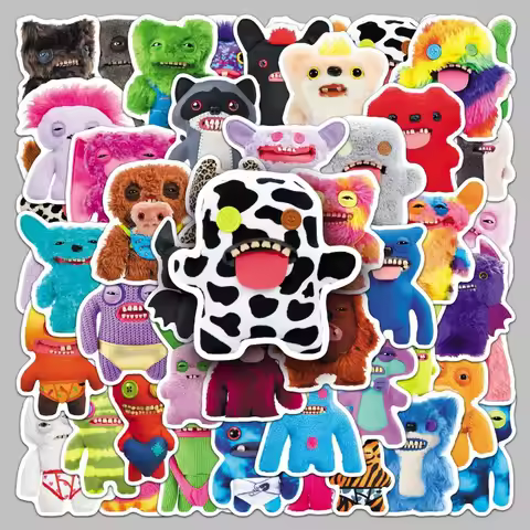 50pcs Cartoon Personality FUGGLER Creative Graffiti Decorative Stickers