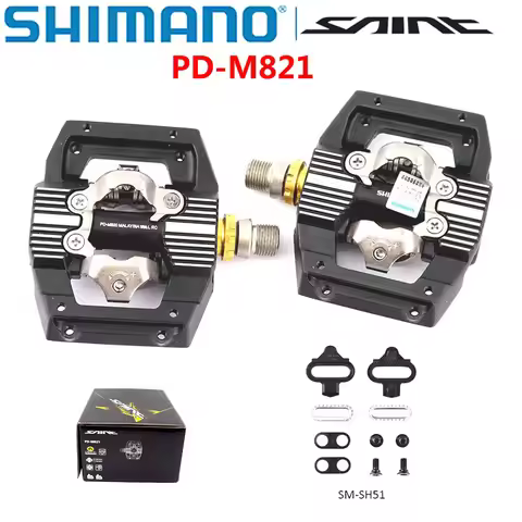 Shimano SAINT PD M821 SPD Pedal XC/DH Downhill Enduro SPD Mountain Bike Pedal Original Box Include S