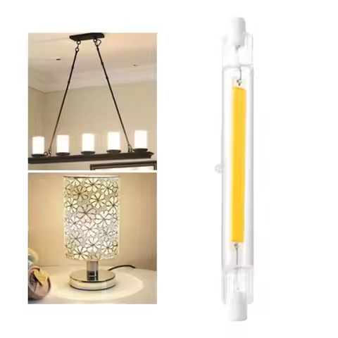 LED R7S Glass Tube COB Bulb 120V T3 R7S Base for Garage Speciality Light