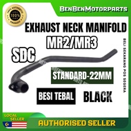 ( STANDARD ) Modenas MR2 /MR3 Exhaust Neck / KRISS [ MR2/3] Front Pipe Manifold With Bracket BLACK