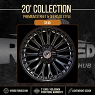 20" KF40 Hybrid Forged Offroad Rim for 4X4 PCD 6X139.7 (MATTE BLACK)