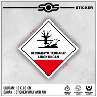 SIGN STICKERS B3 WARNING LABEL STICKERS DANGEROUS LIVING ENVIRONMENT