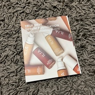 READY STOCK ILIA True Skin Medium Coverage Serum Foundation with Niacinamide Sample Card