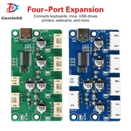 DC5V 1-to-4 Port USB 2.0 Hub XH2.54 PH2.0 Interface HUB with Independent Power Supply