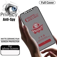 iPhone 15 PRO MAX 14 PRO MAX 13 PRO MAX 12 PRO MAX 11 PRO MAX XS MAX XR Ceramic Privacy Screen Prote