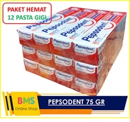 PAKET HEMAT 12 PEPSODENT 1 LUSIN ODOL 12 JAM PASTA GIGI PENCEGAH GIGI BERLUBANG 75GR TERMURAH