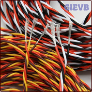 GIEVB สายเคเบิลส่วนขยายกลไกควบคุมบิดเกลียว3ทาง22AWG 26AWG 5/10/20/50M สายเคเบิลสายบิด JR Futaba สำหรับ RC อุปกรณ์เครื่องบิน QIOFD