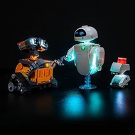 LocoLee Light kit Compatible with Lego 43279 Wall-E and EVE - No Model Only Light, LED Lighting Acce