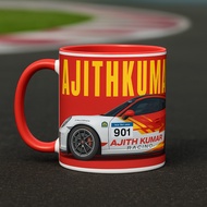 Ajith Kumar Racing Car Mug | AK 901 Race Design | Perfect Fans Gift | AK Racing Mug 901 | Sports Car