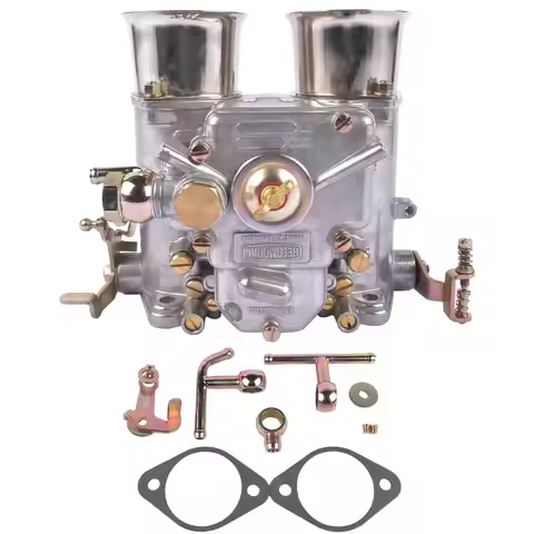 AP01 New 55mm Electric Carburetor Fits For Weber 55DCOE 2 Barrel Twin Choke Carb