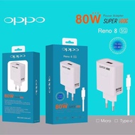 OPPO 80W CHARGER SUPPORT FAST CHARGING MICRO charger TYPE C super VOOC/
