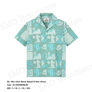 John Henry เสื้อเชิ้ตแขนสั้นผู้ชาย รุ่น Mens Short Sleeves Relaxed Fit Shirt (Green) Code: JH S225MS