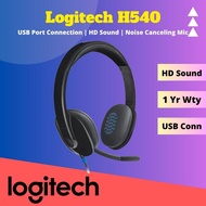 LOGITECH H540 USB Headset with High-definition Sound Quality, Noise Cancelling Mic & On-ear Controls