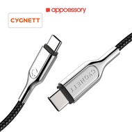 CYGNETT Armoured 2.0 USB-C to USB-C 5A/100W Cable [50cm/1m/2m]