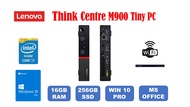 LENOVO ThinkCentre M900 Tiny Desktop  Intel Core i7-6th gen 16GB DDR4 RAM, 256GB SSD ,Windows 10 pro,Ms office With Free WIFI Dongle , 3 Month Warranty(Refurbished)