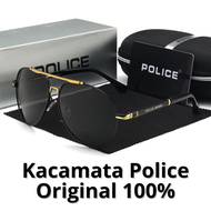 Kacamata Anti Silau Police Kaca Mata Polarized Photochromic Pria Men Sunglasses Original