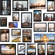 Magnetic Photo Picture Frame, Photo Collage for Refrigerator, Holds 4X6 inches, 3.5X5 inches, 3X4.5 