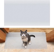 2.6Ft(L) x 15.7In(W) Cat Carpet Protector, Non-Slip Plastic Pets Scratch Stopper for 29 1/2"-29 15/1