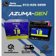 [ Installation Provided ] DIN62L/R | 56219L/R ] AZUMA-GEN PLUS 18 MF Car Battery Persona | X50 | Sat
