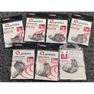 Eupro 3918BN Light Circle High Carbon Steel Hook for Bottom / Kolam Fishing